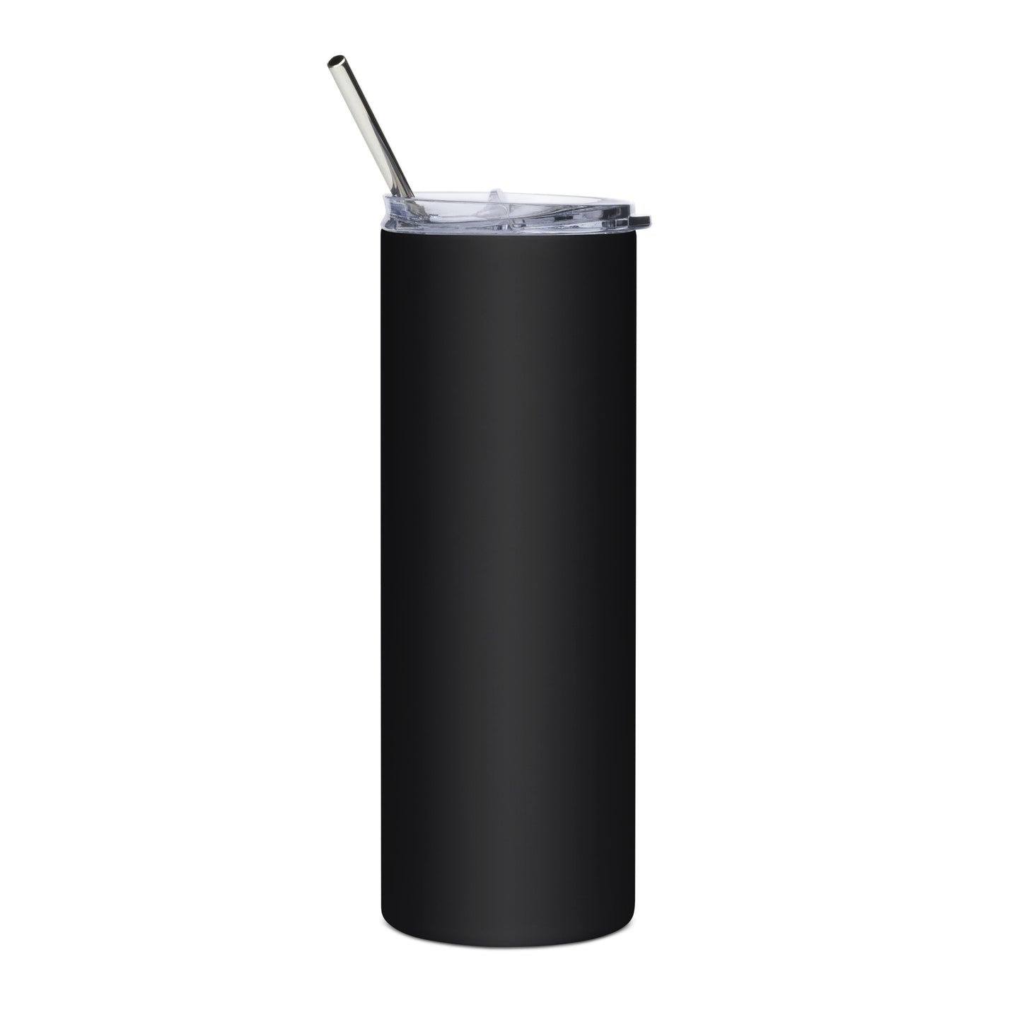 Stainless Steel Black Tumbler